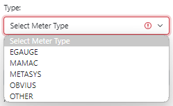 Admin meter type choices